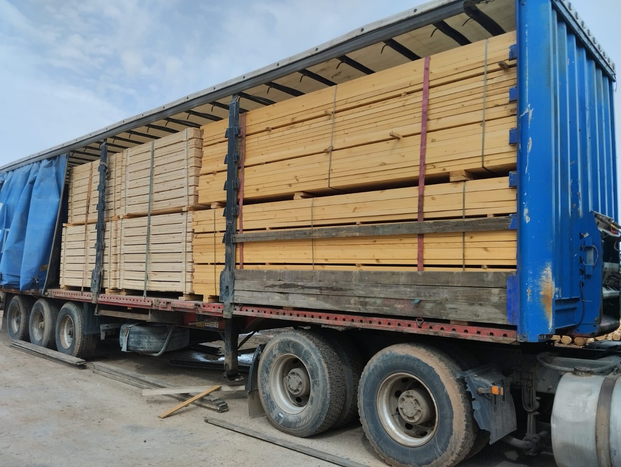 Доски сухие из сосны, в пачках, Карымск - Иркутск