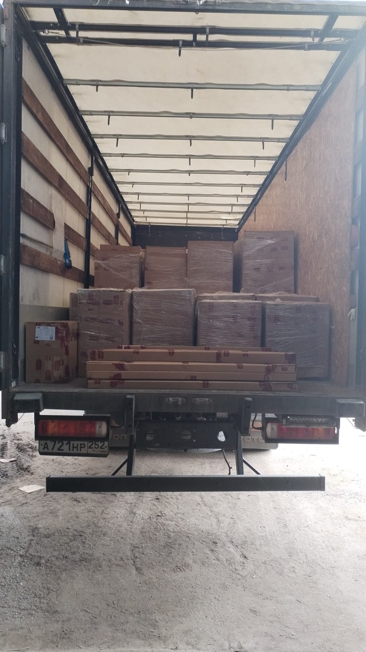 Медицинская мебель лабораторная собранном виде, Москва-Сургут